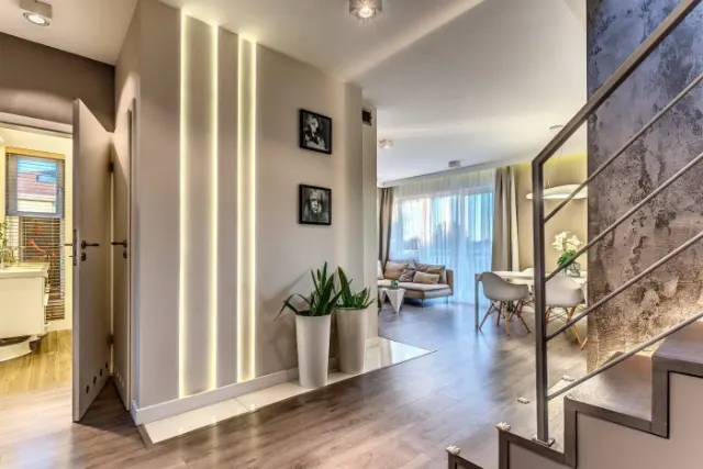 Apartament Mokotów, projekt wnętrza, Warszawa, Mokotów