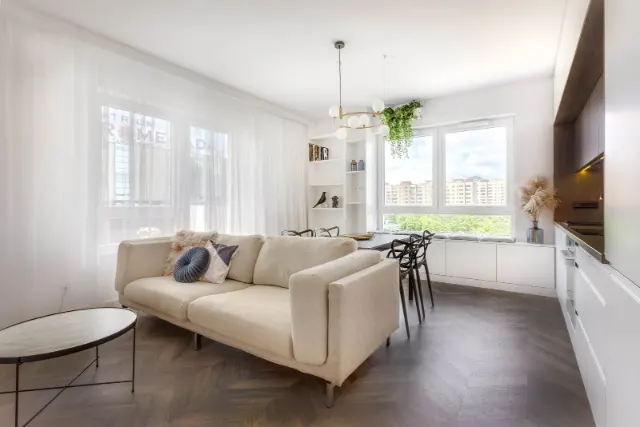 Apartament Optyków, projekt wnętrza, Warszawa, Śródmieście