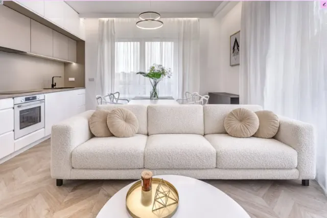 Salon Ostrobramska, projekt wnętrza, Warszawa, Praga-Płd.